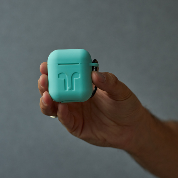 Чехол для Airpods 1/2 COLORS бирюза