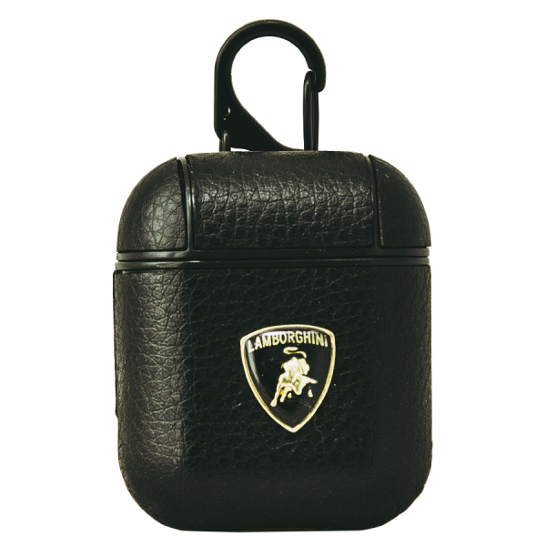 Чехол для Airpods 1/2 LEATHER BRANDS Lamborghini