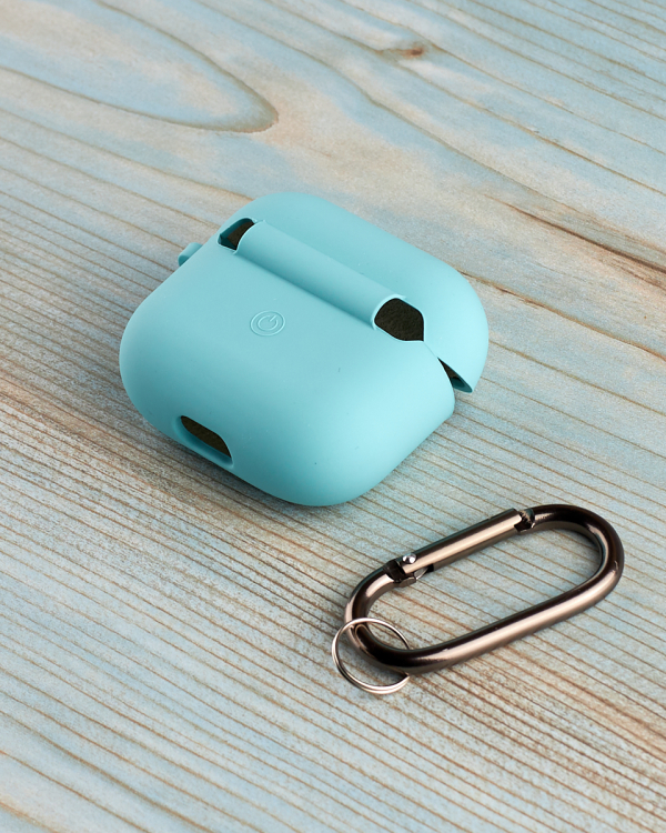 Чехол для Airpods 3 SOFT+Fiber бирюза