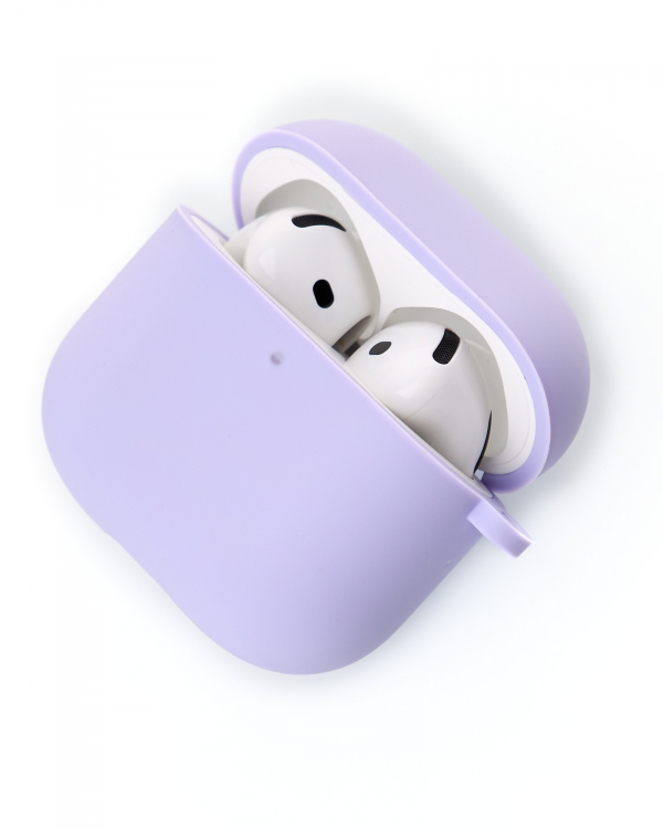 Чехол для Airpods 3 SOFT+Fiber ligth purple
