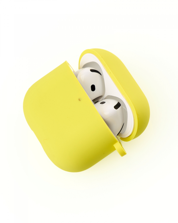 Чехол для Airpods 4 SOFT+Fiber shiny yellow