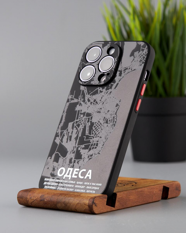 Силиконовый чехол "Міста" для iPhone 14 Pro Одесса