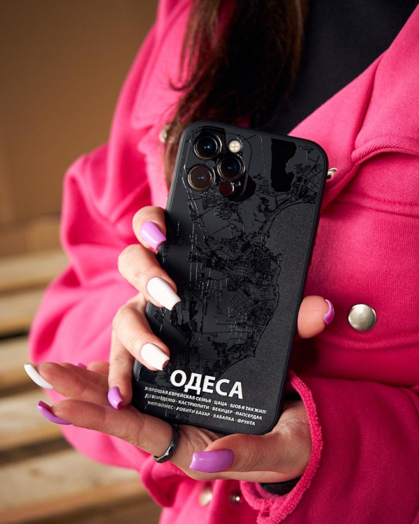 Силиконовый чехол "Міста" для iPhone 14 Pro Одесса