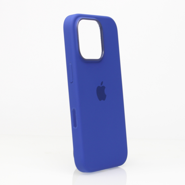 Силиконовый чехол Lux Colors с поддержкой MagSafe для iPhone 16 Pro (AI) Ultramarine