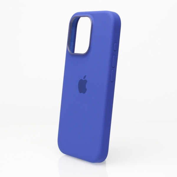 Силиконовый чехол Lux Colors с поддержкой MagSafe для iPhone 16 Pro (AI) Ultramarine