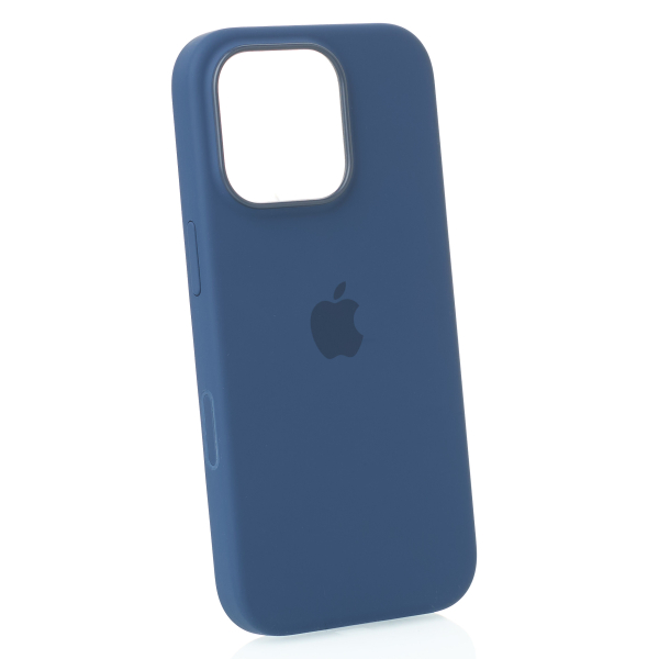 Силиконовый чехол Lux Colors с поддержкой MagSafe для iPhone 16 Pro (AI) Denim
