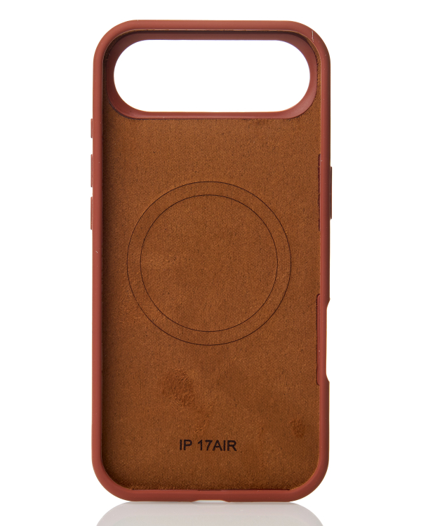 Силиконовый чехол Slim Ring Soft с поддержкой MagSafe для iPhone 17 AIR brown