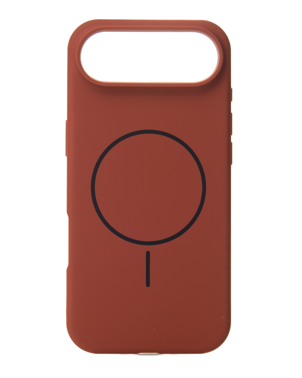 Силиконовый чехол Slim Ring Soft с поддержкой MagSafe для iPhone 17 AIR brown