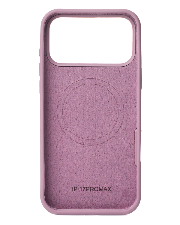 Силиконовый чехол Slim Ring Soft с поддержкой MagSafe для iPhone 17 Pro Max lavander