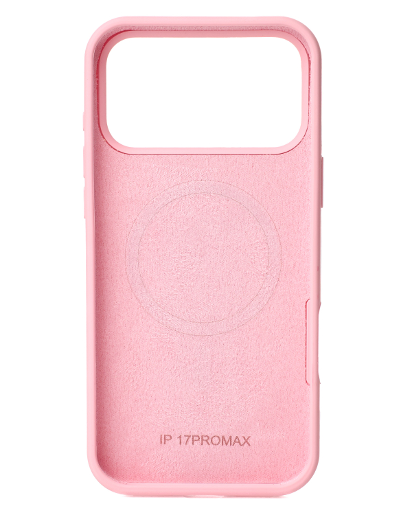 Силиконовый чехол Slim Ring Soft с поддержкой MagSafe для iPhone 17 Pro Max pink
