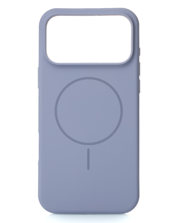 Силиконовый чехол Slim Ring Soft с поддержкой MagSafe для iPhone 17 Pro Max storm blue