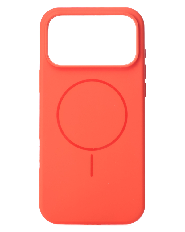 Силиконовый чехол Slim Ring Soft с поддержкой MagSafe для iPhone 17 Pro orange