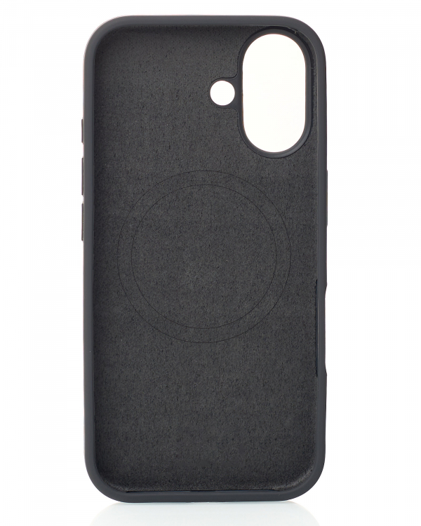 Силиконовый чехол Slim Ring Soft с поддержкой MagSafe для iPhone 17 black