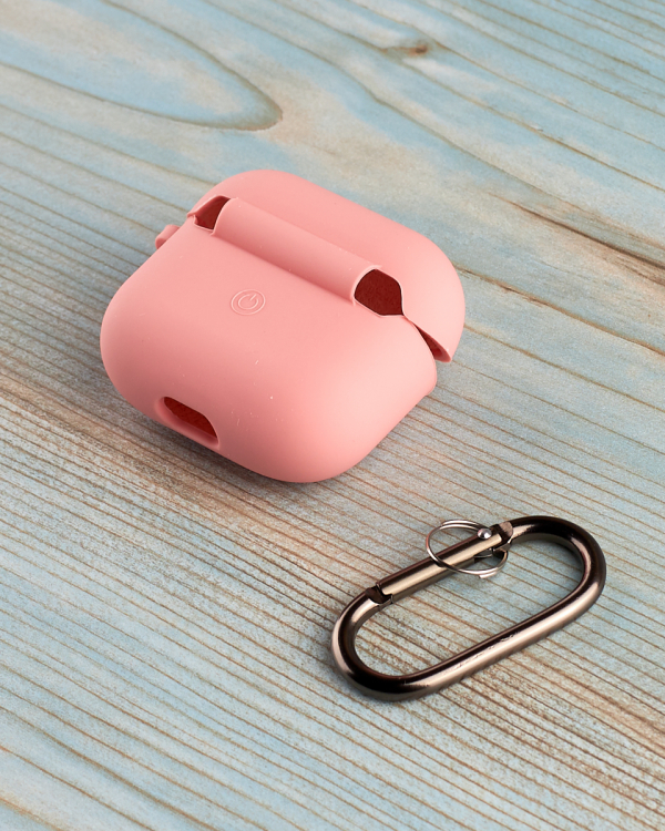 Чехол для Airpods 3 SOFT+Fiber розовый