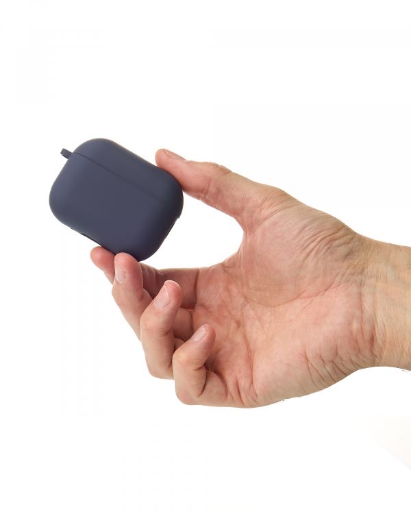Чехол для Airpods Pro3 SOFT+Fiber midnight blue