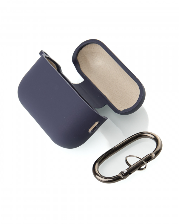 Чехол для Airpods Pro3 SOFT+Fiber midnight blue