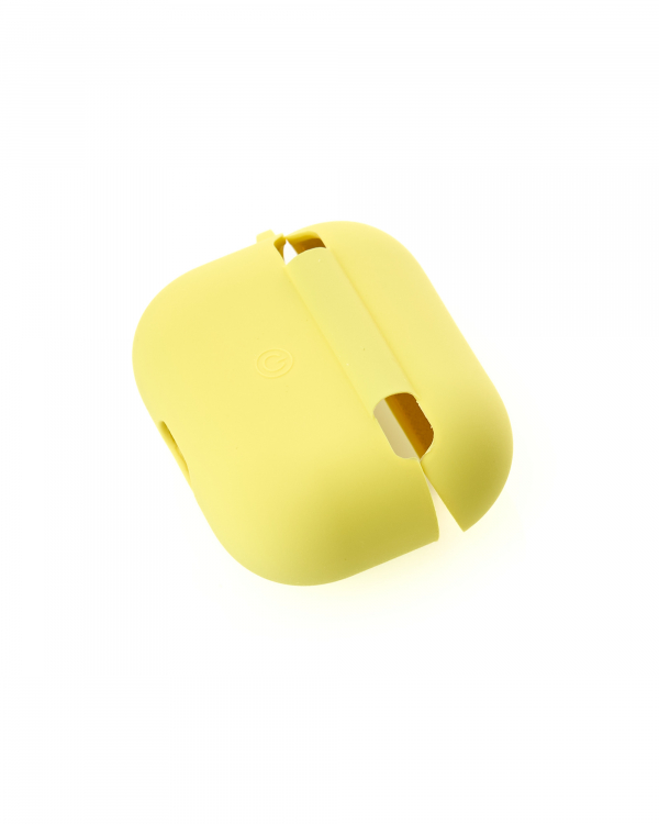 Чехол для Airpods Pro SOFT+Fiber shiny yellow
