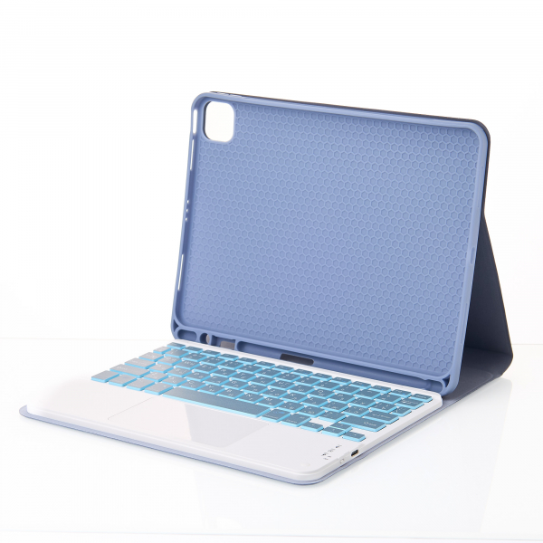 Чехол для планшета BT Keyboard iPad 12.9 серо-синий