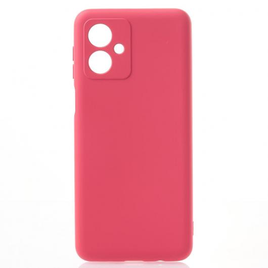 Силиконовый чехол SOFT Silicone Case для Motorola G54 (без лого) малиновый