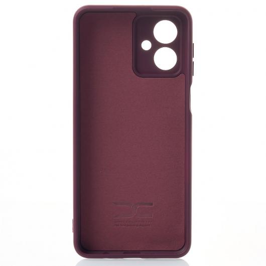 Силиконовый чехол SOFT Silicone Case для Motorola G54 (без лого) бордовый