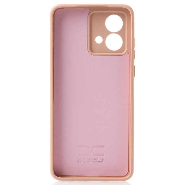 Силиконовый чехол SOFT Silicone Case для Motorola G84 (без лого) пудра