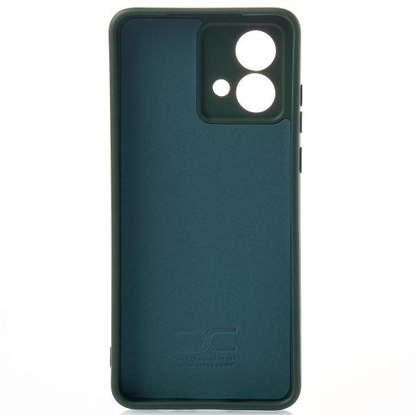 Силиконовый чехол SOFT Silicone Case для Motorola G84 (без лого) темно-зеленый