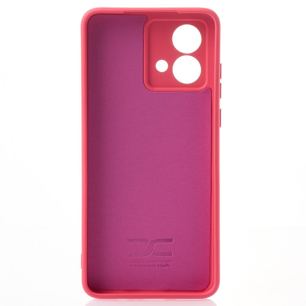 Силиконовый чехол SOFT Silicone Case для Motorola G84 (без лого) малиновый