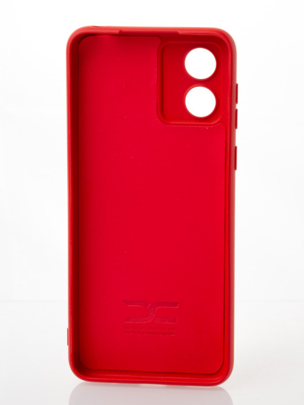 Силиконовый чехол SOFT Silicone Case для Motorola E13 (без лого) красный