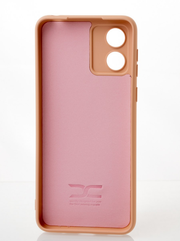 Силиконовый чехол SOFT Silicone Case для Motorola E13 (без лого) пудра