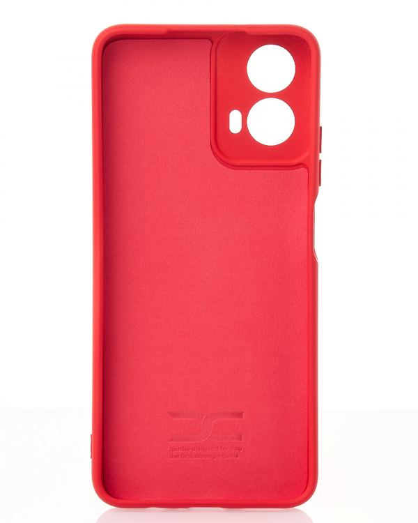 Силиконовый чехол SOFT Silicone Case для Motorola G34 (без лого) красный