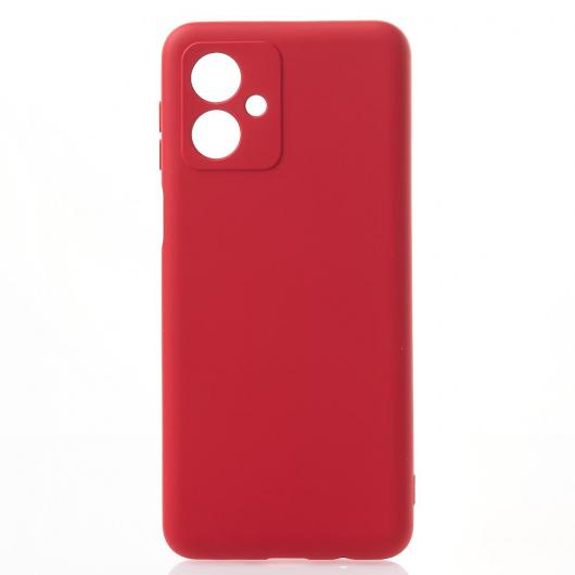 Силиконовый чехол SOFT Silicone Case для Motorola G54 (без лого) красный