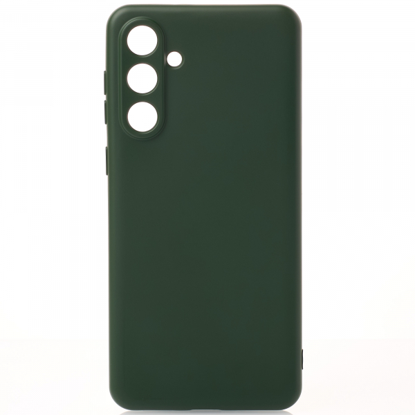Силиконовый чехол SOFT Silicone Case для Samsung M55/M55S (без лого) темно-зеленый