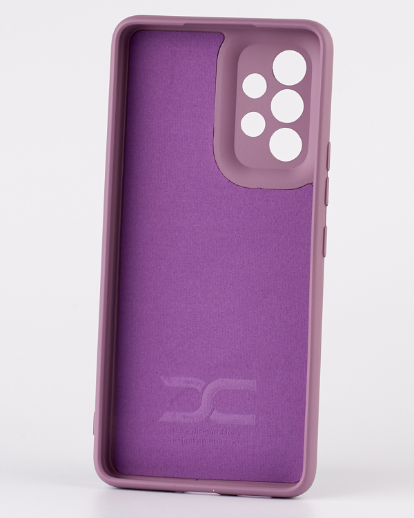 Силиконовый чехол SOFT Silicone Case для Samsung A53 5G (без лого) глициния
