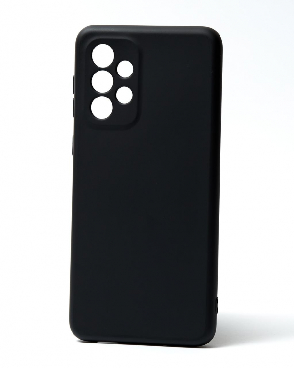 Силиконовый чехол SOFT Silicone Case для Samsung A33 5G (без лого) черный