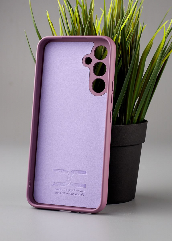 Силиконовый чехол Original pack SOFT для Samsung A54 5G (ТРИЗУБ) лаванда
