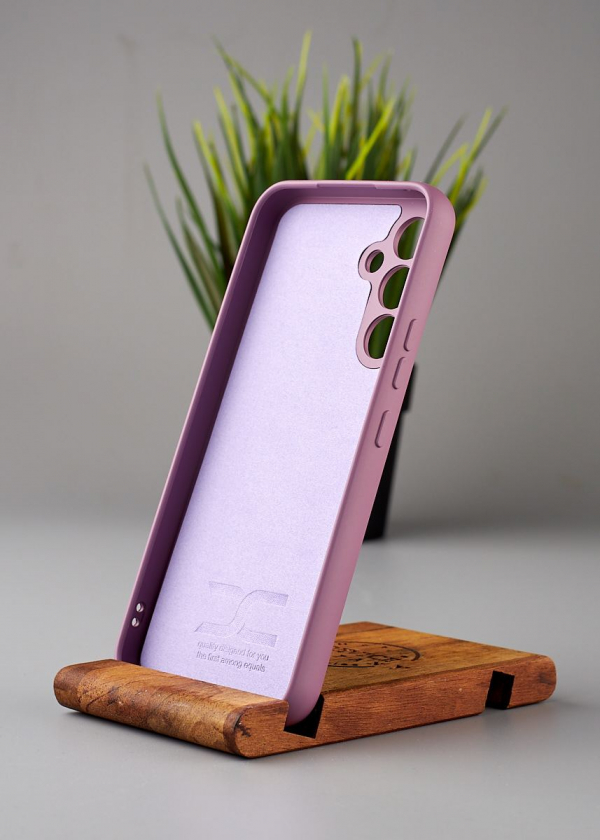 Силиконовый чехол Original pack SOFT для Samsung A54 5G (ТРИЗУБ) лаванда