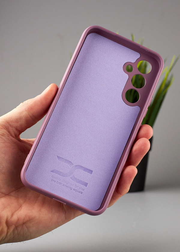 Силиконовый чехол Original pack SOFT для Samsung A54 5G (ТРИЗУБ) лаванда