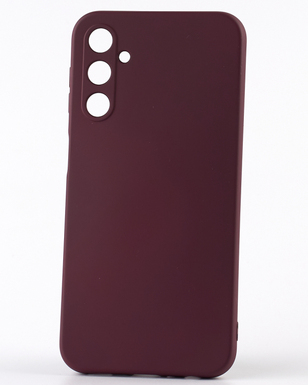 Силиконовый чехол SOFT Silicone Case для Samsung A24 4G (без лого) бордовый