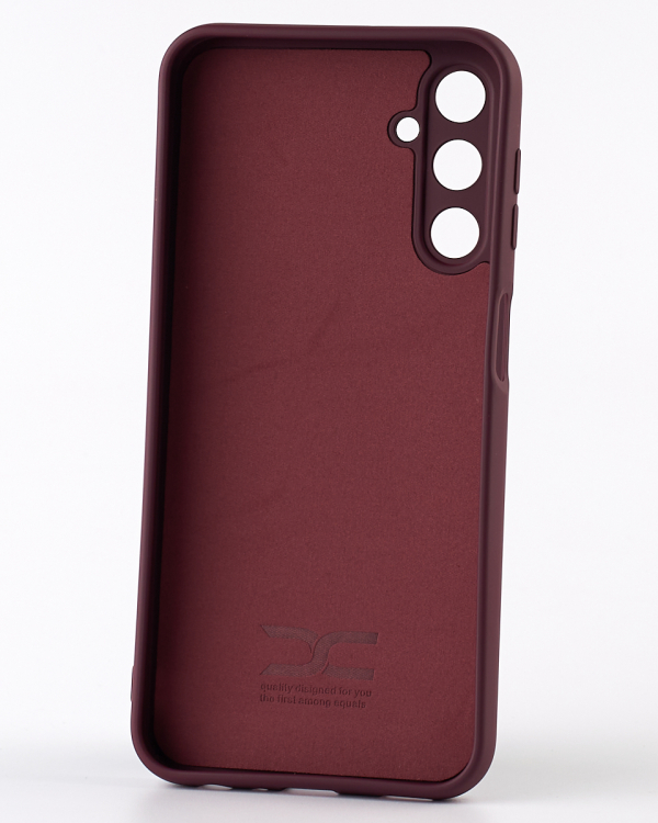 Силиконовый чехол SOFT Silicone Case для Samsung A24 4G (без лого) бордовый