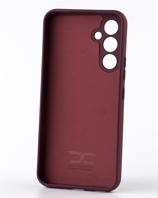 Силиконовый чехол SOFT Silicone Case для Samsung A54 5G (без лого) бордовый