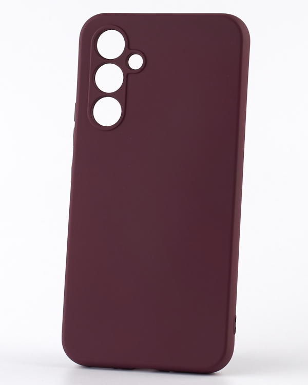 Силиконовый чехол SOFT Silicone Case для Samsung A54 5G (без лого) бордовый