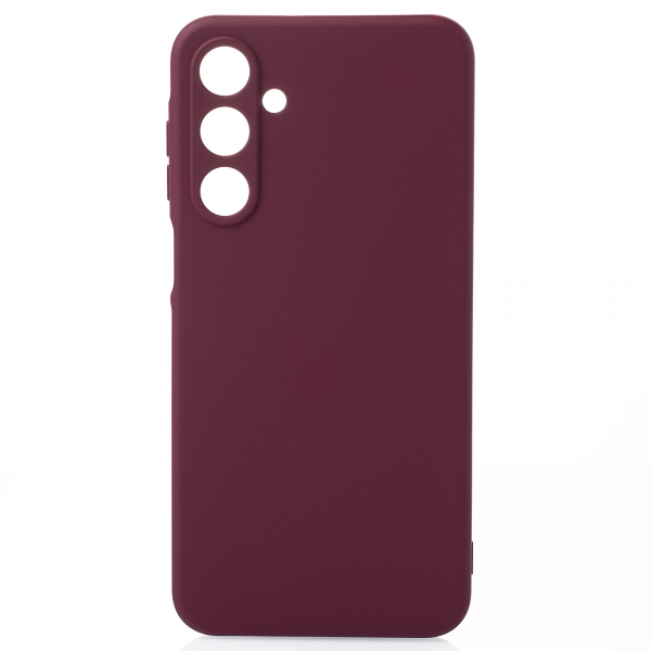 Силиконовый чехол SOFT Silicone Case для Samsung A16 (без лого) бордовый