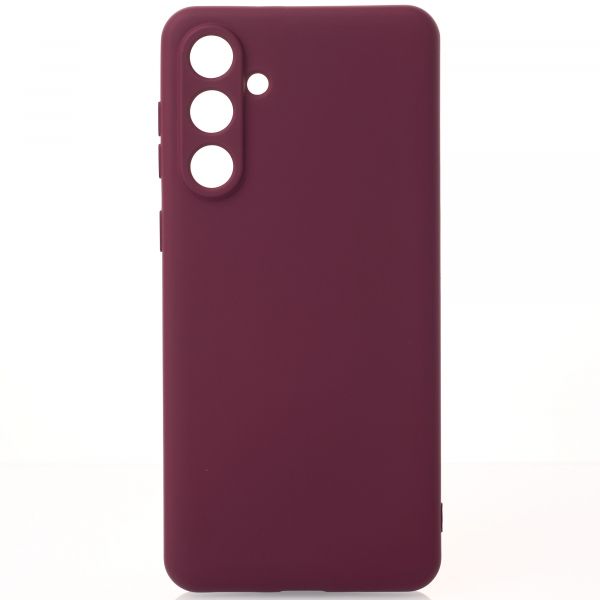 Силиконовый чехол SOFT Silicone Case для Samsung M55/M55S (без лого) бордовый
