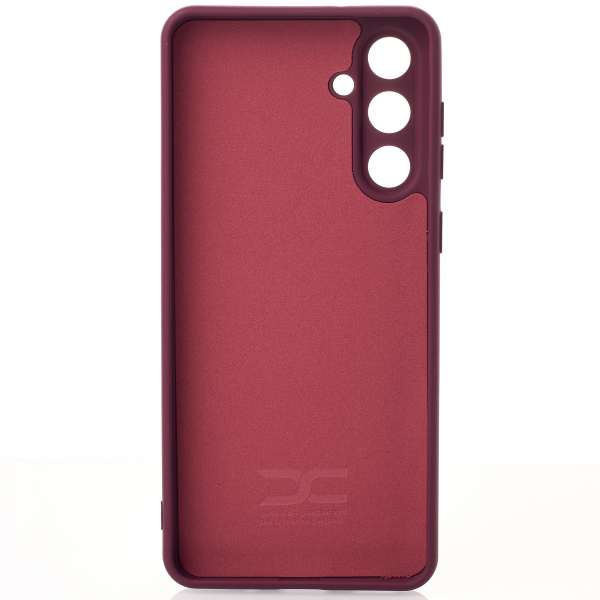 Силиконовый чехол SOFT Silicone Case для Samsung M55/M55S (без лого) бордовый