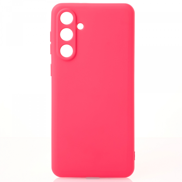 Силиконовый чехол SOFT Silicone Case для Samsung M55/M55S (без лого) малиновый