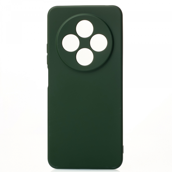 Силиконовый чехол SOFT Silicone Case для Xiaomi Redmi 14C (без лого) темно-зеленый