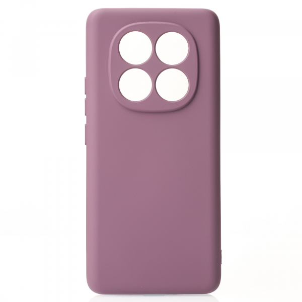 Силиконовый чехол SOFT Silicone Case для Xiaomi Redmi Note 14 Pro 5G (без лого) лаванда