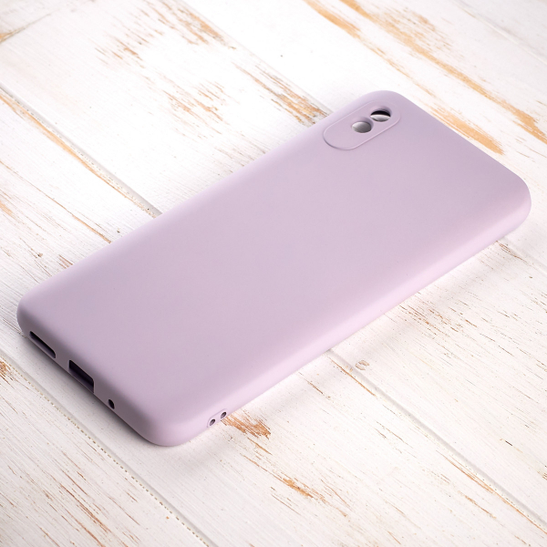 Силиконовый чехол SOFT Silicone Case для Xiaomi Redmi 9A/9i Sport/9a Sport (без лого) глициния