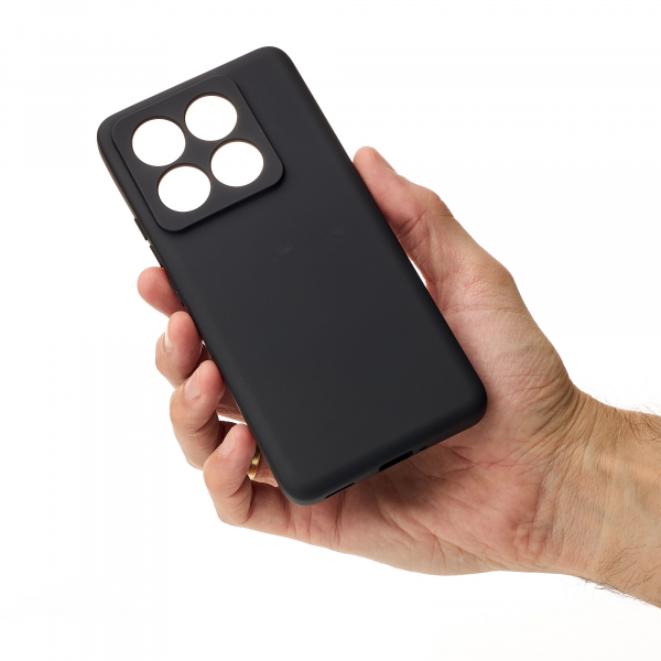 Силиконовый чехол SOFT Silicone Case для Xiaomi 14T Pro (без лого) черный