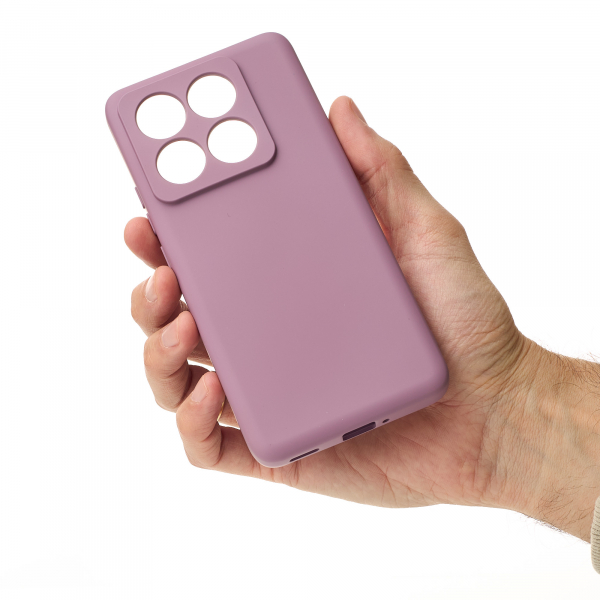 Силиконовый чехол SOFT Silicone Case для Xiaomi 14T Pro (без лого) лаванда